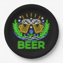 オクトーバーフェストビールフェスティバルネオンオンブラック