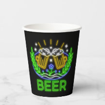 オクトーバーフェストビールフェスティバルネオンオンブラック