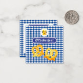 オクトーバーフェストビールフェスティバルバイエルン国旗の青 ノートカード (正面/裏面インサイチュ)