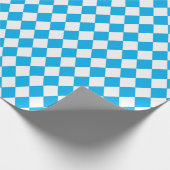 オクトーバーフェストビールフェスティバルバイエルン国旗の青 ラッピングペーパー (角)