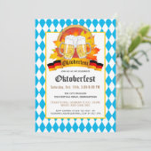 オクトーバーフェストビールフェスティバルパーティの招待状 招待状 (スタンド正面)