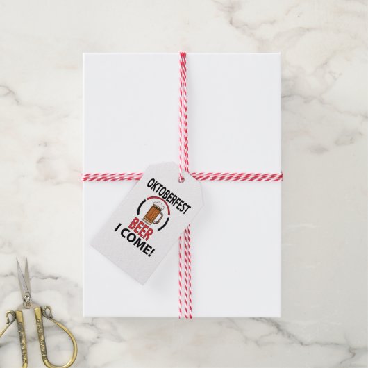 オクトーバーフェストビールフェスティバルパーティーオクトーバーフェスト ギフトタグ (より糸付き)