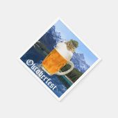 オクトーバーフェストビールフェスティバルパーティー動物 スタンダードカクテルナプキン (角)