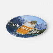 オクトーバーフェストビールフェスティバルパーティー動物 ペーパープレート (アングル)