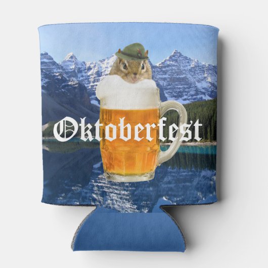 オクトーバーフェストビールフェスティバルパーティー動物 缶クーラー (裏面)