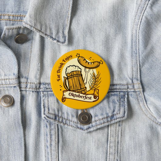 オクトーバーフェストビールフェスティバルボタン 缶バッジ (インサイチュ)