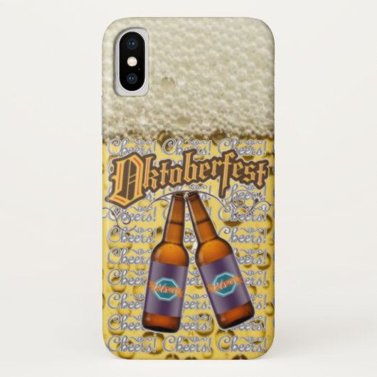 オクトーバーフェストビールフェスティバル応援X、XS、XS Max、XR Case-Mate iPhoneケース (裏面)