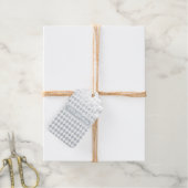 オクトーバーフェストビールフェスティバル装飾ブルーパターン ギフトタグ (麻糸付属)