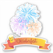 オクトーバーフェストビールフェスティバル装飾花火 シール (正面)