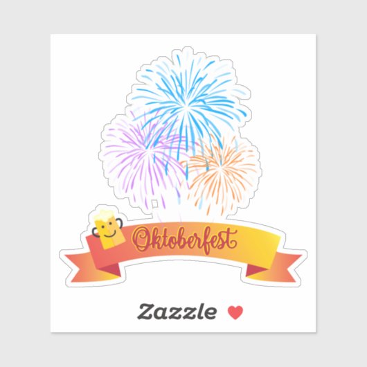 オクトーバーフェストビールフェスティバル装飾花火 シール (シート)