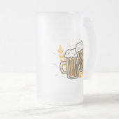 オクトーバーフェストビールフェスティバル フロストグラスビールジョッキ (正面右)