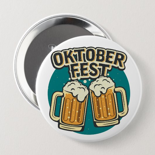オクトーバーフェストビールフェスティバル 缶バッジ (正面&裏面)