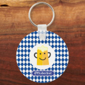 オクトーバーフェストビールフェストドイツ伝統的プレッツェル キーホルダー (裏面)