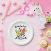 オクトーバーフェストビールブラッツ&レデローセン ペーパープレート (パーティー)