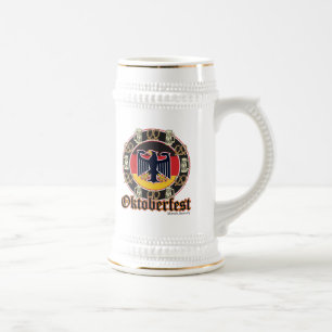 オクトーバーフェストビールプレッツェル ビールジョッキ