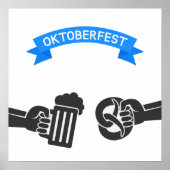 オクトーバーフェストビールプレッツェル ポスター (正面)