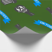 オクトーバーフェストビールプレッツェル ラッピングペーパー