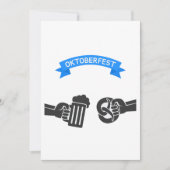 オクトーバーフェストビールプレッツェル 招待状 (正面)