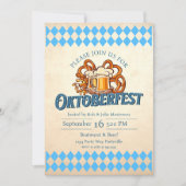 オクトーバーフェストビールプレッツェル 招待状 (正面)