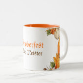 オクトーバーフェストビールマイスターマグ ツートーンマグカップ (正面右)