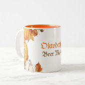 オクトーバーフェストビールマイスターマグ ツートーンマグカップ (正面左)