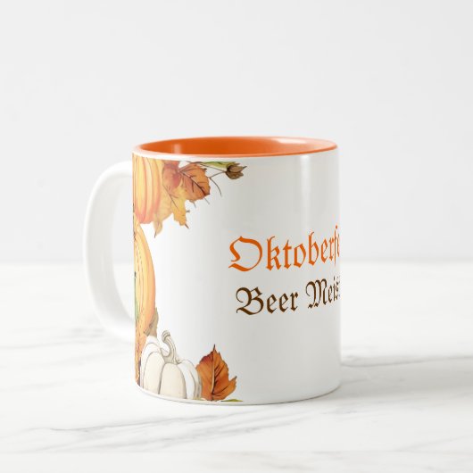 オクトーバーフェストビールマイスターマグ ツートーンマグカップ (正面左)