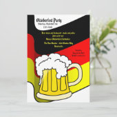 オクトーバーフェストビールマグ招待状 招待状 (スタンド正面)