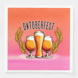 オクトーバーフェストビールレディースグラスオンピンクパステル