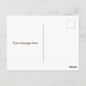 オクトーバーフェストビール樽 ポストカード (裏面)