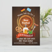 オクトーバーフェストビール樽 招待状 (スタンド正面)