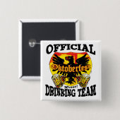 オクトーバーフェストビール飲むチームワイシャツおよびギフト 缶バッジ (正面&裏面)