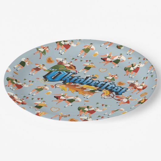 オクトーバーフェストフェスティバル ペーパープレート (アングル)