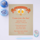 オクトーバーフェストフライヤー チラシ (シングル)