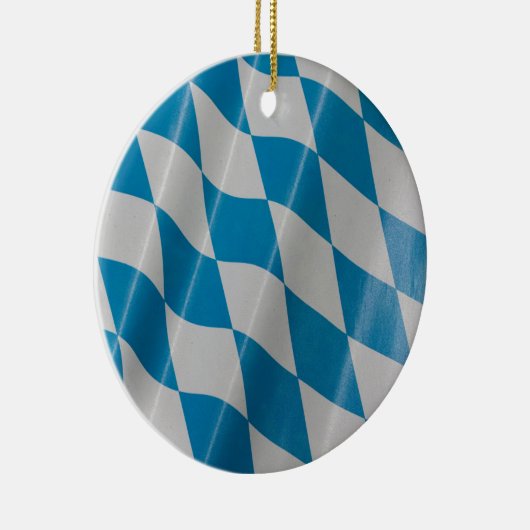 オクトーバーフェストフラッグカラーズバヴァリアバイエルン セラミックオーナメント (右)