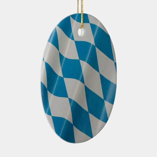 オクトーバーフェストフラッグカラーズバヴァリアバイエルン セラミックオーナメント (右)