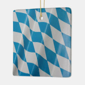 オクトーバーフェストフラッグカラーズバヴァリアバイエルン セラミックオーナメント (左)