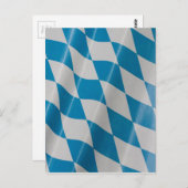 オクトーバーフェストフラッグカラーズバヴァリアバイエルン ポストカード (正面/裏面)