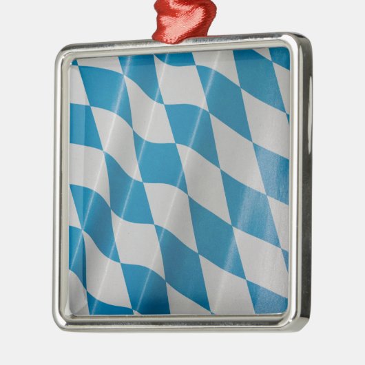 オクトーバーフェストフラッグカラーズバヴァリアバイエルン メタルオーナメント (左)