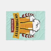 オクトーバーフェストフリースブランケット フリースブランケット (正面(横))