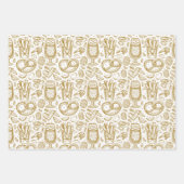 オクトーバーフェストフードメニュー ラッピングペーパーシート (正面2)