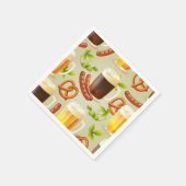 オクトーバーフェストブラッツ&ビール スタンダードカクテルナプキン (角)