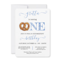 オクトーバーフェストプレッツェルターニングワンバースデーパーティー