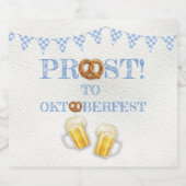 オクトーバーフェストプレツェル ビールラベル (シングルラベル)