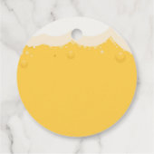 オクトーバーフェストベビーシャワーベビーはビールのプレッツ醸造 フェイバータグ (裏面)