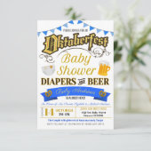 オクトーバーフェストベビーシャワー招待状 招待状 (スタンド正面)