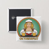 オクトーバーフェストボタン 缶バッジ (正面&裏面)