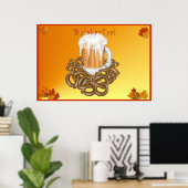 オクトーバーフェストポスター ポスター (ホームオフィス)