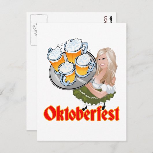 オクトーバーフェストマダン ポストカード (正面/裏面)