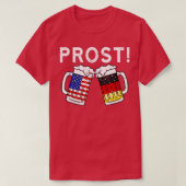 オクトーバーフェストメンズアメリカンドイツ国旗のビールPr Tシャツ (デザイン正面)