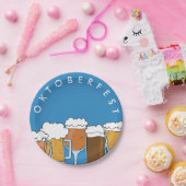 オクトーバーフェストモダンビーエルフェストビアコレクション ペーパープレート (パーティー)